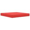 Outdoor Sofa Cushion Red 80 X 80 X 8 Cm Polyester