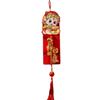 Flocking New Year Lucky Pendant Traditional Spring Festival Hanging Couplet  Home Living Room Decor