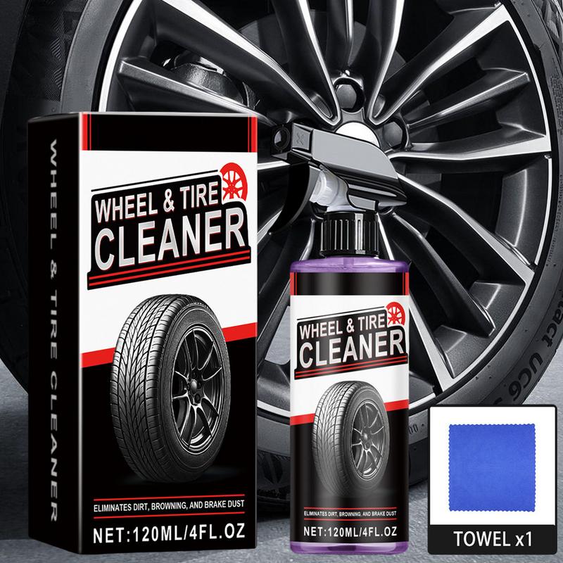 Car Wheel Rust Removal Cleaner 120ml Iron Rust Remover Iron Decontamination Spray Rust Stain Remover For Cars Derusting Spray
