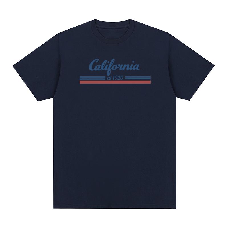 California at 1920 Vintage tshirt Aesthetic Letter Print Streetwear Y2K 90s Cotton Unisex T shirt New TEE TSHIRT Womens tops