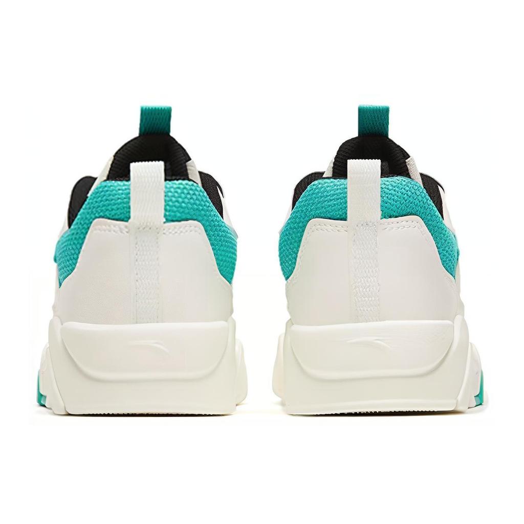 Anta Flame 3.0 Slip Resistant Cushioning Low top Skateboard Shoes Men's White Green 112248089-2