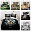 3D Tiger Series Home Bedding Set with Fierce Beast Print Quilt Cover and Pillow Case 2/3 Pieces DE200 * 200 Men's Room Full Size Home Decoration