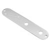 Musiclily Pro 32mm Steel Control Plate for Telecaster with Narrow Pothole and Switch Angle Type for Tele TL Electric Chrome Guitar,