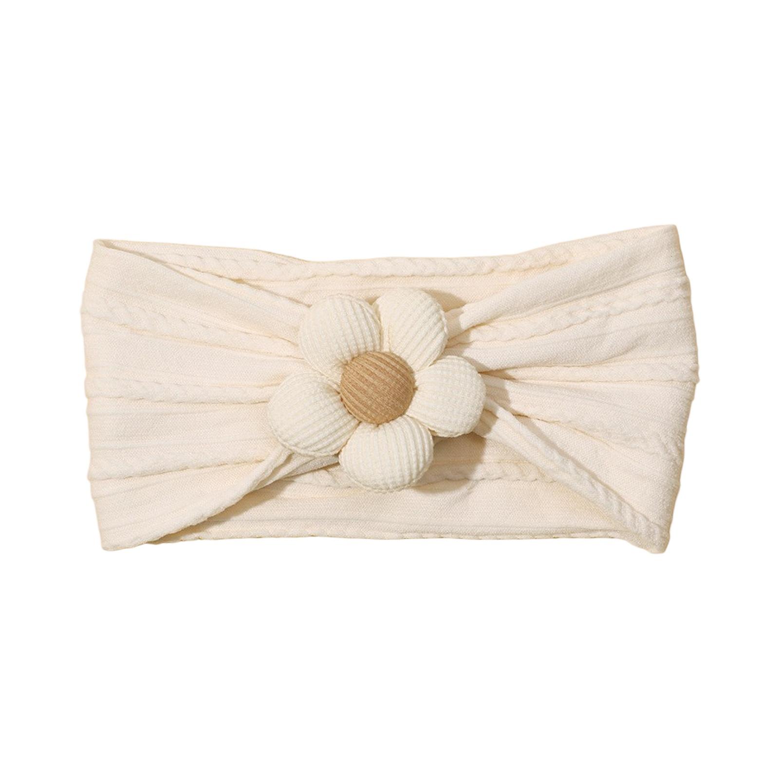 

Baby Flower Headband - Color -Petal Hair Accessory One Size бежевый