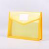 A4 Transparent Large Capacity Snap Button File Bag for Office and Student Documents