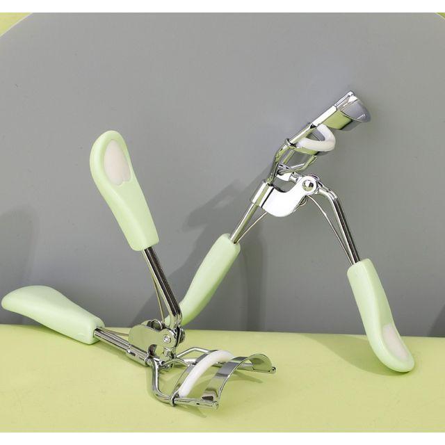 gracienorm - Щипцы для завивки ресниц из нержавеющей стали Eyelash Curler - Silver & Green