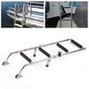 Stainless Steel 4 Step Folding Double Step Ladder Telescopic Boat Ladder Pontoon