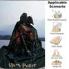 1pc Harry Potter Flannel Throw Blanket - HD Printed Lightweight Soft Warm All-Season Blanket for Sofa, Bed, Travel, Camping 097