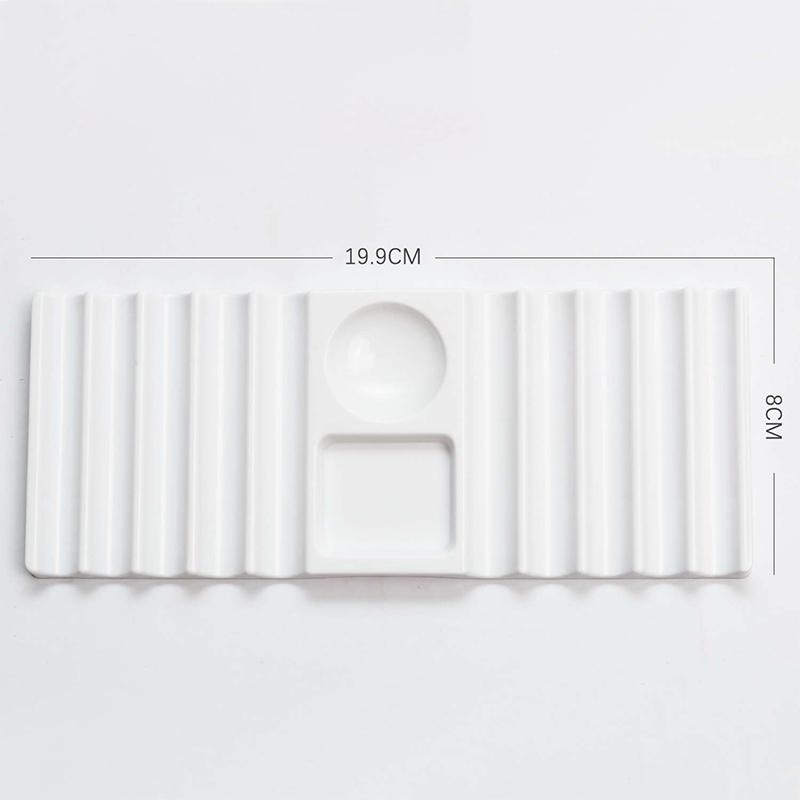 

Пластиковый многоцелевой держатель для ручек для нейл-арта, 10 отделений, подставка для кистей с палитрой цветов, для организации и демонстрации инструментов для маникюра белый