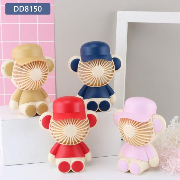Drip 8128 Cartoon Mini USB Fan - Portable, Strong Wind, Outdoor Use