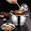 1.5/4L Oil Filter Pot Binaural Handle Lard Jug Durable Lard Storage Can  Cooking