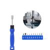MusicNomad Guitar Care Kit: Headstock Rest, Fret Wrench, String Cutter.