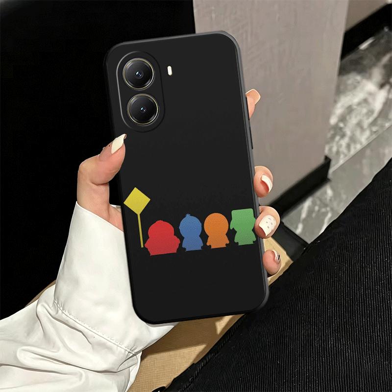 Cartoon S-South P-Parkes Soft Phone Case for Xiaomi Poco X5 X6 X7 X8 Pro Max X3 F7 F8 Ultra M8 M7 M6 M5 Redmi 15 15C 14C 13C 12C