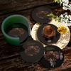 Coaster Resin Molds,Coaster Silicone Mold with Storage Box Mold,Epoxy Resin Molds for DIY Resin,Cups Mats,Home Decoratin