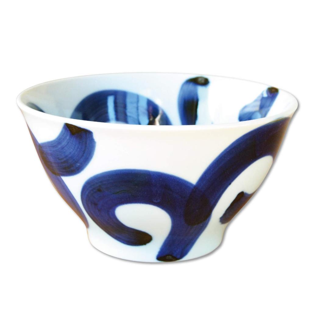 Stylish Donburi Bowl, Noodle Bowl, Rice Bowl, Dishware, Arita Ware, Hasami Ware, Large, 15.8cm, Made In Japan