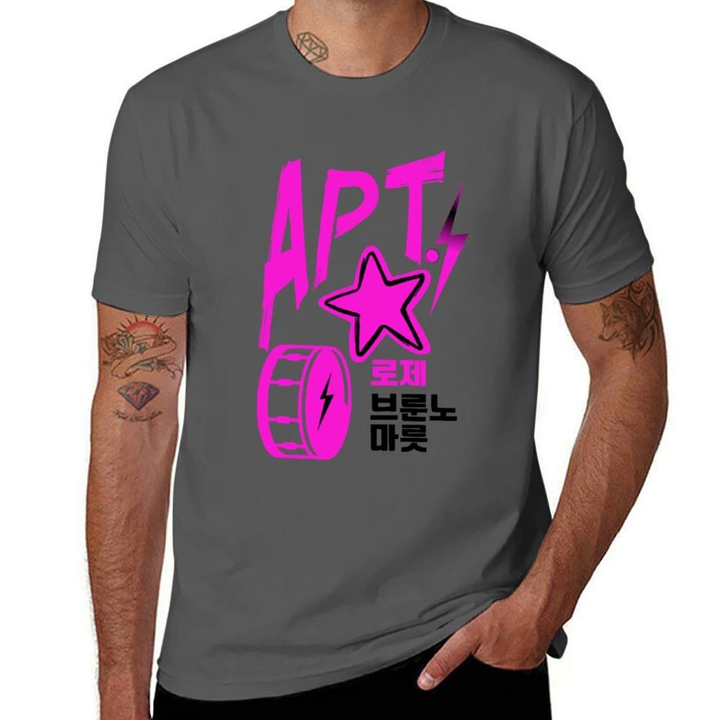 APT White Rose Brunoo Mareus Drums TShirt Man T Shirt Designer T Shirt Man Casual TShirt