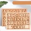 Wooden Alphabet Blocks Educational Toy For Kids Learning And Recognition Set