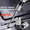 Electric Drill Wrench To Hammer Convert Adapter 1/2 Interface Drive Converter Tool For Home Repairs