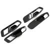 A03E-For Honda Accord  2024 11Th Car Inner Side Door Handle Bowl Cover Trim Interior Accessories (ABS Carbon Fiber)