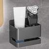 Wall Mounted Toothpaste Holder Waterproof Hair Comb Organizers Durable Razor Storage Rack  Bathroom