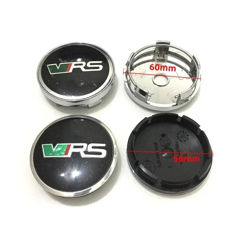 blcr1 4PCS Car Wheel Center Hub Caps Tire Decoration For Skoda Logo Rapid Kodiaq Fabia Karoq Laura Superb VRS Yeti Octavia Scala