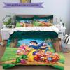 3pcs Cartoon Snow White and the Dwarfs Print Cover Set Ultra Soft, Breathable, and Comfortable Bedding with Stylish Design for Bedroom and Guest