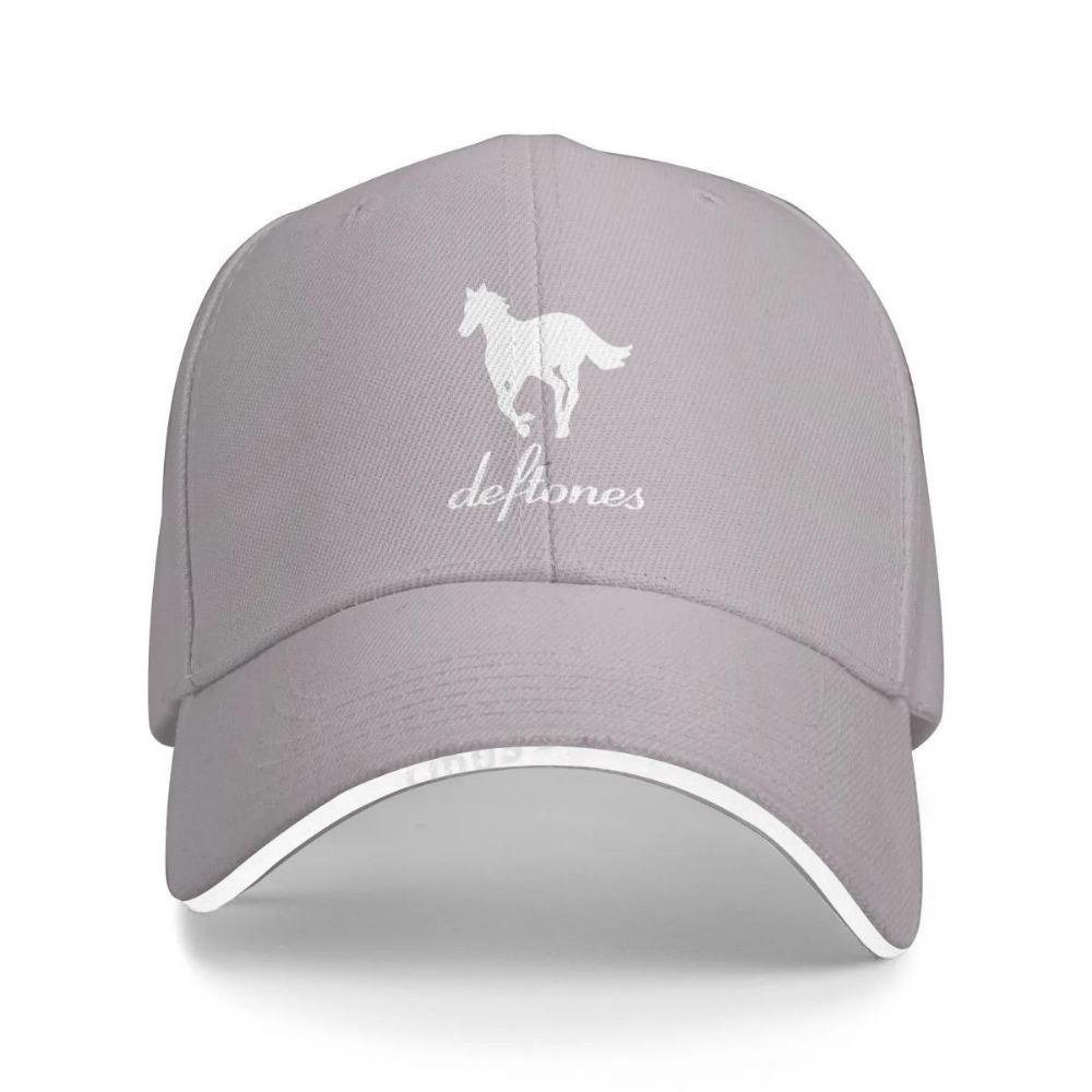 Deftones Baseballové čepice Letní ležérní Nastavitelné Unisex Venkovní Hip Hop Rock Čepice Tátové čepice