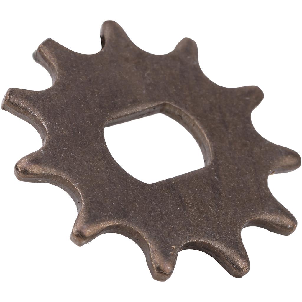 11 Teeth Steel Sprocket Bicycle Chain Wheel Replacement Part Square Hole 0.5 X 0.7in Inner Diameter