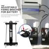 Suporte de Barra Transversal Ajustável para Carro Resistência à Corrosão Barra Transversal Suporte de Bateria Barra Transversal Espessada Rack de Armazenamento de Bateria para Carro SUV