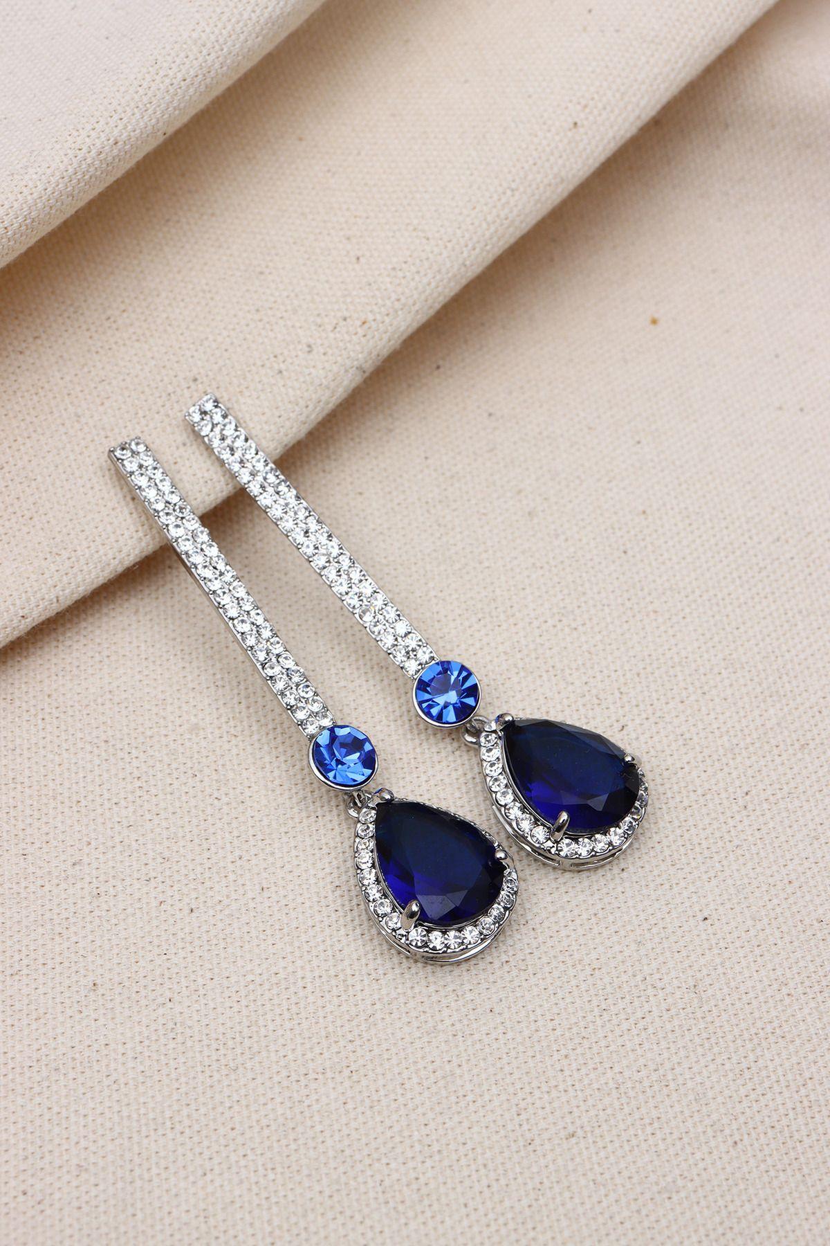 

Серьги Drop Stone для вечернего платья