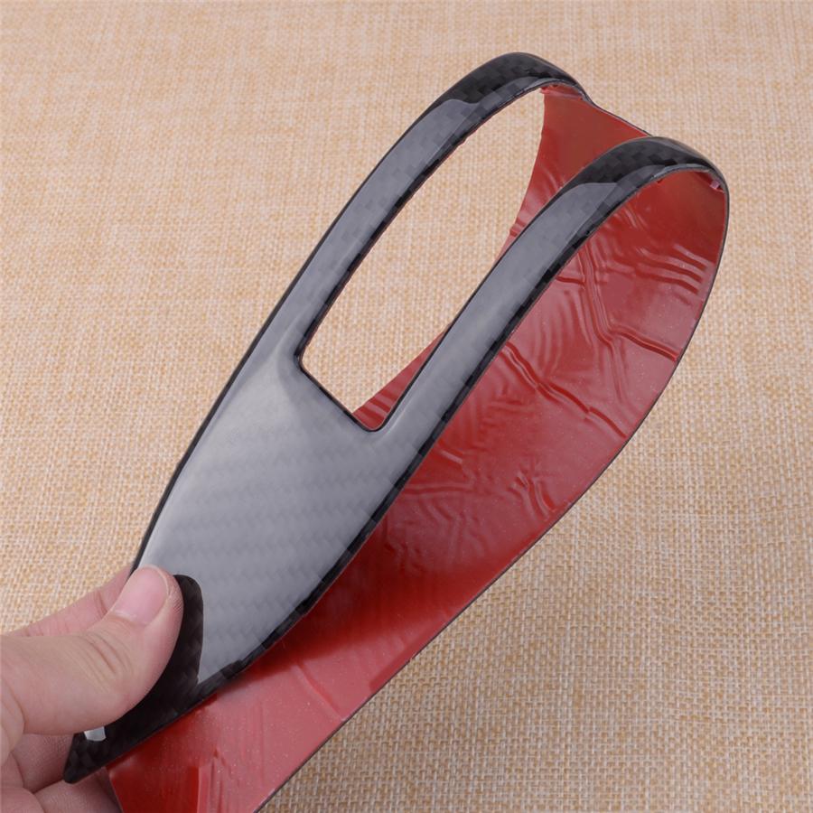 Carbon Fiber Look Interior Dashboard Panel Cover Trim For Ford Mustang 2015-2019