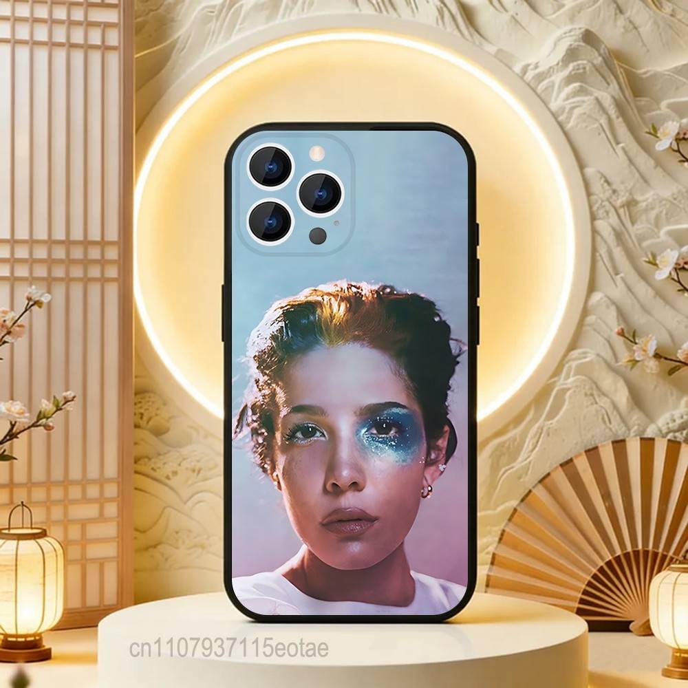 Singer H-Halsey Phone Case For iPhone 17,16,15,14,13,12,11,Pro,Max,Plus,E,Air,Mini Protective Black Cover