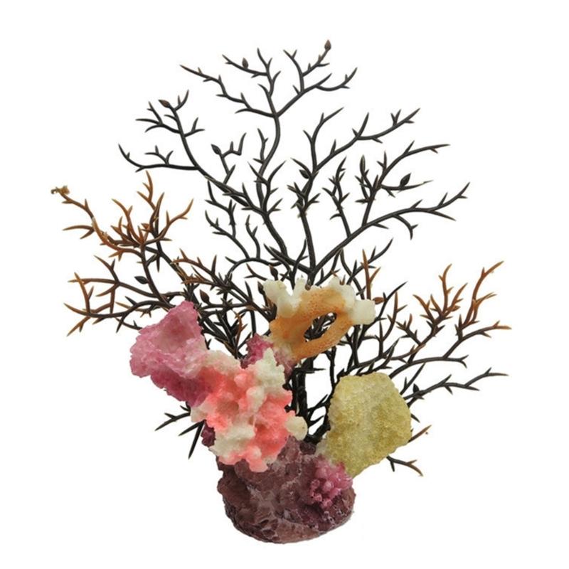Aquarium Colorful Coral Craft Sea Creature Terrarium Habitat Aquarium Underwater Artificial Plant Reef
