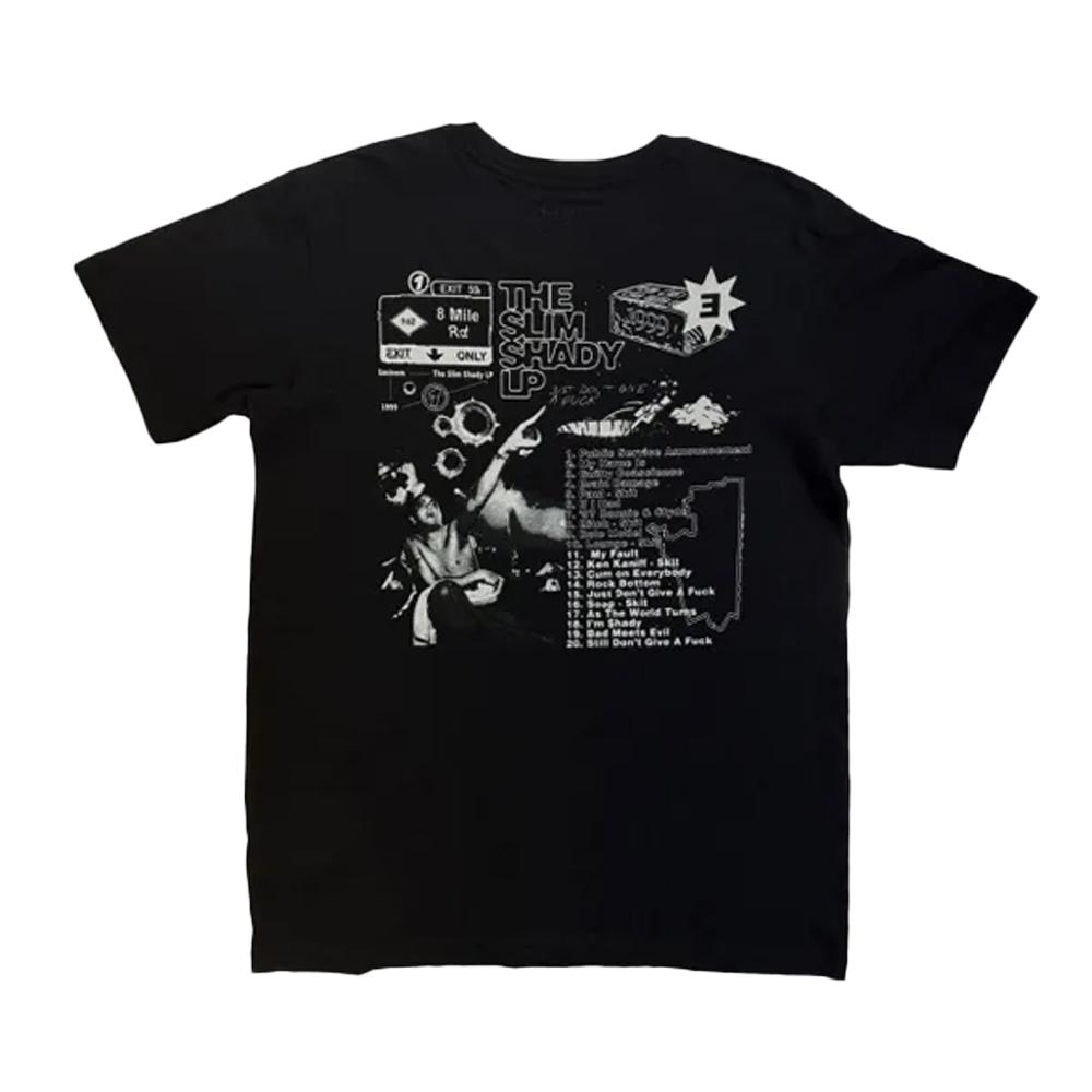 Eminem Unisex Adult Slim Shady Back Print T-Shirt