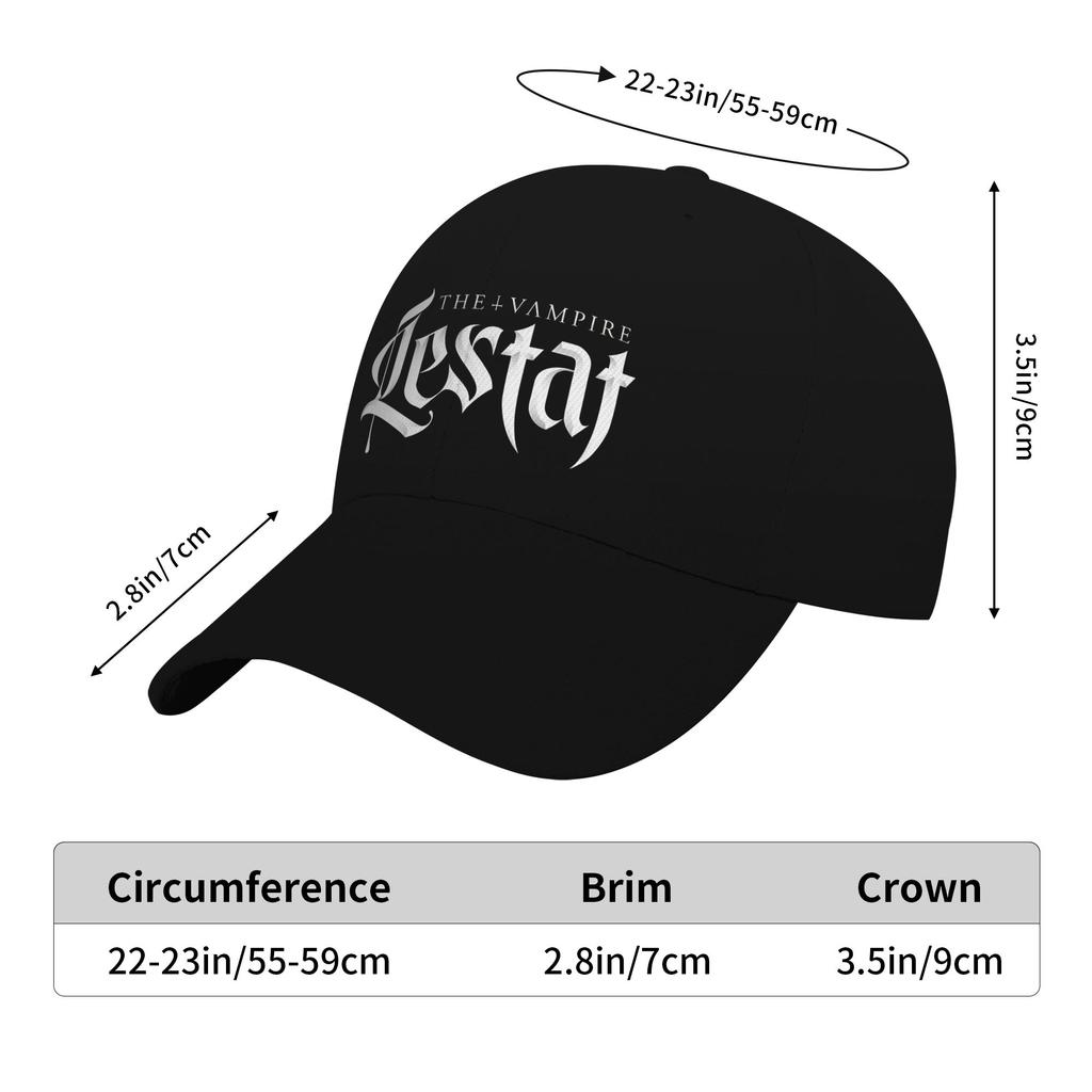 Men Women The Vampire Lestat Tour Hats Fashion Baseball Cap Snapback Hat Daily Headewear Gift