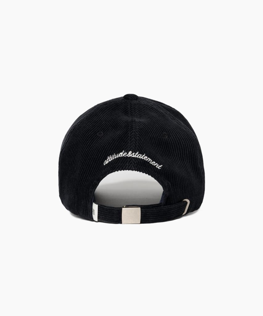 TTUDEMENT Corduroy Logo Ballcap Navy