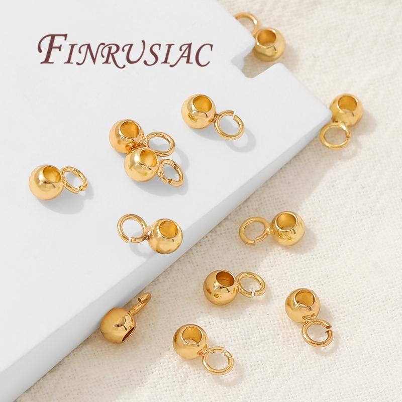 20-40 Pcs KC Gold Plated Bails with Open rings,Bail For Pendants,Jewelry Bails,DIY Bracelets Accessories,Necklace Bail