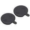 CANSUCC 2pcs Bicycle Disc Brake Pads Resin and Semi Metallic Round Mountain Bike Brake Pads for JAK‑5