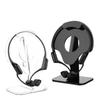 Acrylic Desktop Stand Display Holder Organiser For Sports Headphones With Nonslip Base And Cable Management