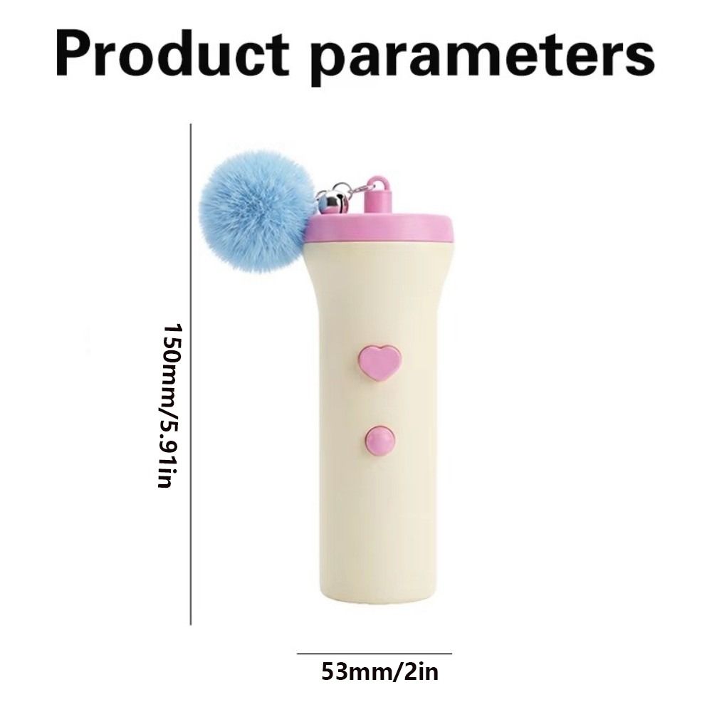 Retractable Rope Interactive Cat Wand USB Rechargeable Cat Teaser Launcher Toy Indoor Cats