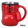 Ceramic Boxing Glove Drinking Water Cup Practical Heat Resistant Drinkware Creative Personality Mug with Handle