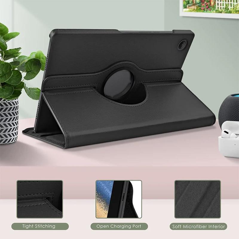 360 Rotating Case for Samsung Galaxy Tab S9 FE S8 S7 11 Inch Tablet Cover Galaxy Tab A9 A8 10.5 X200 A7 Lite 8.7 S6 10.4 Cases