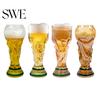 Pohodlné držadlo Pivný pohár Tvar pohára trofeje Kapacita 500 ml Pohár šampióna pre jedinečné športové oslavy Darček pre futbalových nadšencov Ergonomický