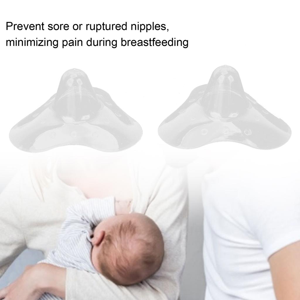 Premium Nipple Shield NonToxic Nipple Protection Cover for Flat Inverted Small Nipples