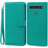 For LG K61 Etui Myk Silikon Lær Lommebok Flip Etui For LG K61 Deksel Coque For Fundas LG K61 LGK61 K 61 Telefonetuier Skall