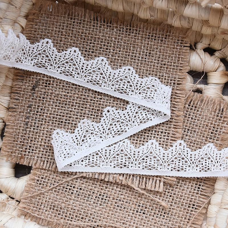 2.5cm Lace Single Wave Edge Elastic Nylon Spandex Silk Trim for DIY Clothing and Underwear