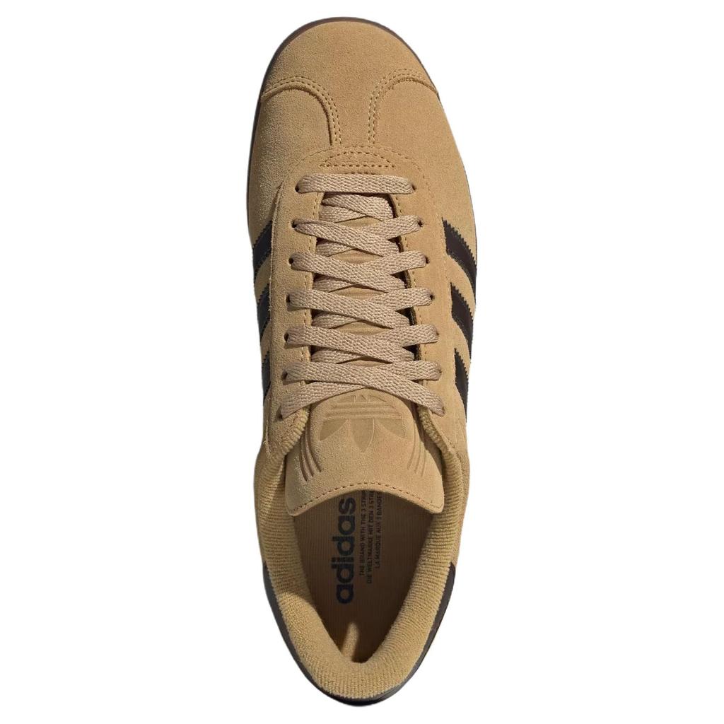 adidas Gazelle Goldbraun Dunkelbraun Herren Sneaker Hellbraun Gold-Metallic JR6287
