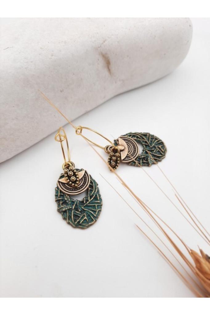 Valentine's Day Birthday Gift Handmade Ethnic Authentic Hippie Bohemian Fashion Jewelry Earrings