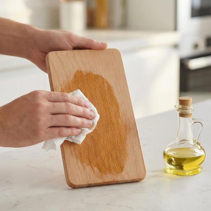 Planche à découper - CREATIVE HOME - Creative Home Apero - Bois de hêtre - Lot de 10 - Pré-traitée à l'huile