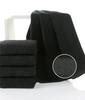 5 pieces 35x75cm 100% Cotton Black Face Towel Set No Fading Hand Towels for Men Hotel Corporate Gift Soft and Highly Absorbent